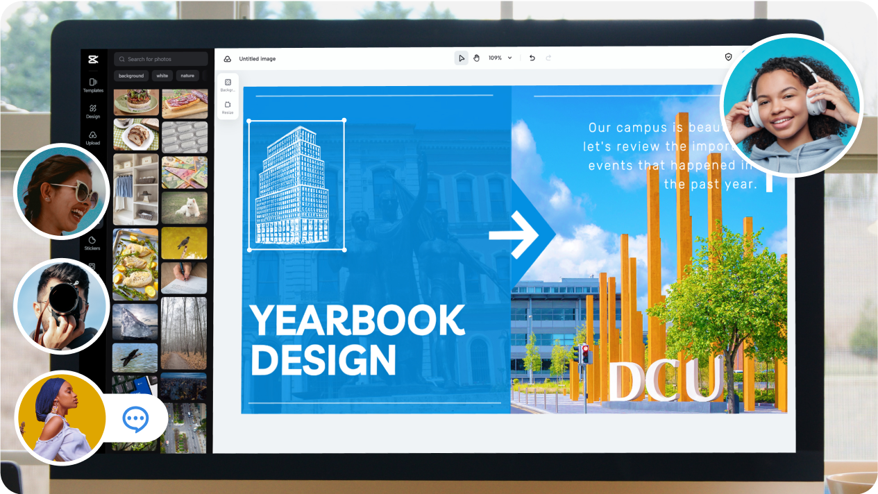 Create a corporate yearbook with dispatch